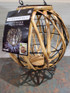 SOLAR RND WICKER LUMISPHR