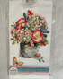 GB FLORAL BOUQUET DP TERRY TOWEL