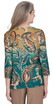 TOP *MISSY* GREEN PAISLEY OMBRE