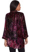JACKET *MISSY* BEET PAISLEY PARTY VELVET