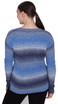 SWEATER *MISSY* NAVY L/S BOAT NECK OMBRE