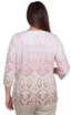 TOP *PLUS* PINK MULTI OMBRE MEDALLION