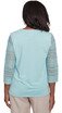 TOP *MISSY* PISTACHIO SOLID W/LACE SLVS