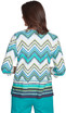 TOP *MISSY* JADE MULTI CHEVRON BORDER