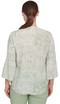 TOP *MISSY* PISTACHIO COMBO PRINT SILKY SLUB
