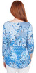 TOP *MISSY* FRENCH BLUE MULTI CBLOCK PRINT KNIT