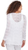CARDI *MISSY* WHITE SCALLOPED EDGE