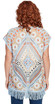 CARDI *PETITE* BLUE SKY MULTI CAP SLV CROCHET