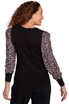 SWEATER *PLUS* BLACK MULTI VNK TWOFER