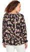 TOP *PETITE* BLACK MULTI WILDFLOWER ONION SKIN