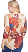 TOP *MISSY* SPICE MULTI DRAMA ABSTRACT FLORAL