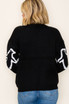 SWEATER *MISSY* BLACK PENGUIN JACQUARD PULLOVER SWEATER *MISSY* BLACK PENGUIN JACQUARD PULLOVER