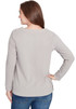TOP *MISSY* GREY HEATHER VNK LUXE STRETCH RIB
