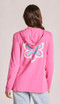 CRUSH *MISSY* WATERMELON PINK LS HOOD FLOWER SYM