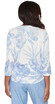 TOP *PETITE* OCEAN BLUE DRAMA TROPICAL