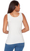 TOP *PETITE* WHITE 2 IN 1 REVERSIBLE TANK