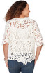 SWEATER *MISSY* SOFT WHITE ELBOW SLV MACREME