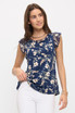 NAVY PEACH IVORY