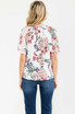 TOP *MISSY* IVORY PINK MAUVE RFFL NCK ANGEL PEASANT