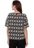 TOP *MISSY* ONYX CREW NK DORI EMBROIDERED