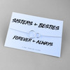 Sisters + Besties Silver Bracelet