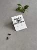 Sterling silver snowflake earrings on a 'Have A Jolly Christmas' message card.
