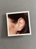 Sterling silver cloud earrings