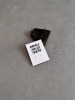 Sterling silver whale tail earrings on a 'Whale Hello There' message card.