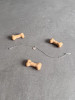 Sterling silver paw charm bracelet