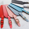 Colour Wedding Leather Luggage Tags