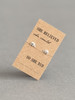 She Believed Elephant Earrings