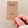 You Are A Star Silver Earrings