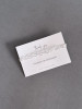 Sterling silver linked hearts bracelet on a 'Thank you for being my bridesmaid' message card.