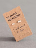 No Matter Sterling Silver Cloud Earrings