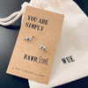 Simply Rawrsome Silver Dinosaur Earrings