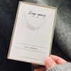 Keep Going Silver Leaf Necklace