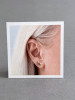 Sterling silver chilli earrings