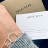 Friends Forever Silver Rings Bracelet