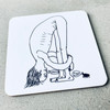 Hello Ant David Shrigley Coaster