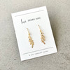 Love Grows Here Leaf Drop Earrings