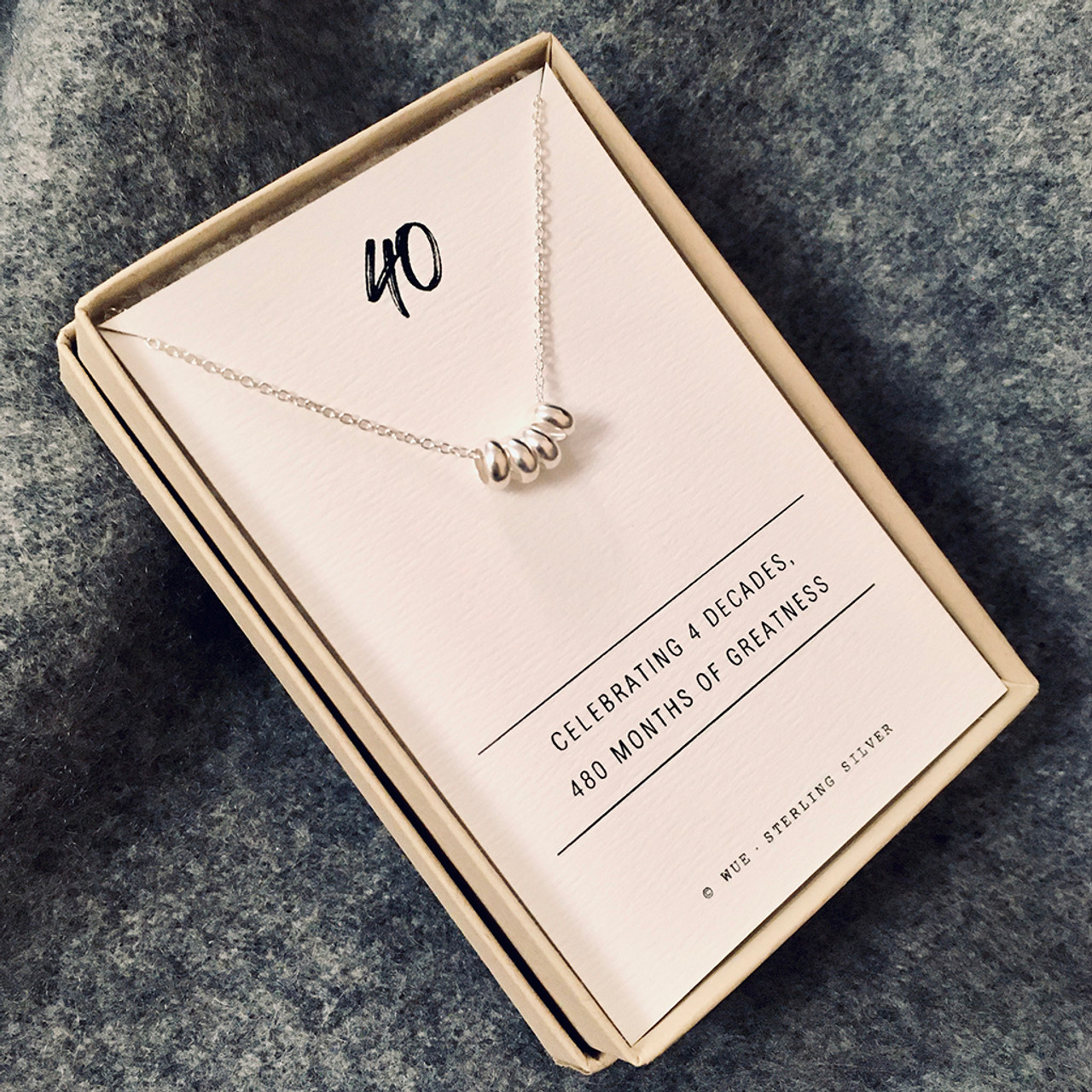 Wife Necklace, 40Th Birthday Necklace Gifts For Women, Gifts For Women –  Rakva