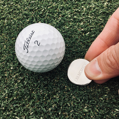Roman Numerals Personalised Golf Ball Marker