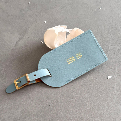 Good Egg Leather Luggage Tag Good Egg Leather Luggage Tag