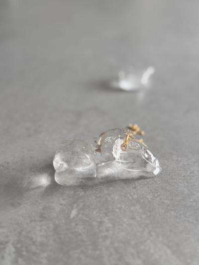 April Birthstone 24k Gold Plated Sterling Silver Crystal Necklace