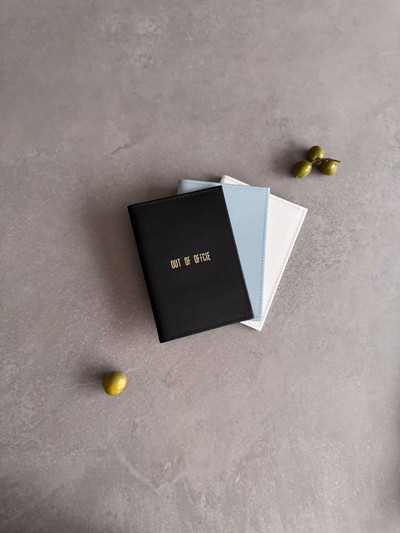 Personalised Leather Passport Holder