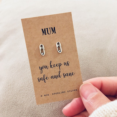 Mum Keeps Us Safe Earrings Mum Keeps Us Safe Earrings