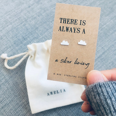 Always A Silver Lining Cloud Earrings Always A Silver Lining Cloud Earrings