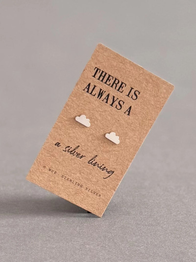 Sterling Silver Cloud Earrings Sterling Silver Cloud Earrings