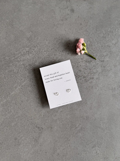 Loving You Haiku Poem Earrings Loving You Haiku Poem Earrings
