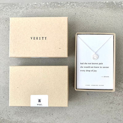 Smiley (Haiku) Necklace Smiley (Haiku) Necklace